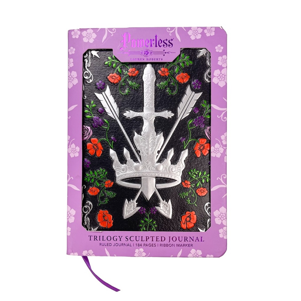 JOURNAL Lauren Roberts: Powerless Trilogy Sculpted Journal NEW